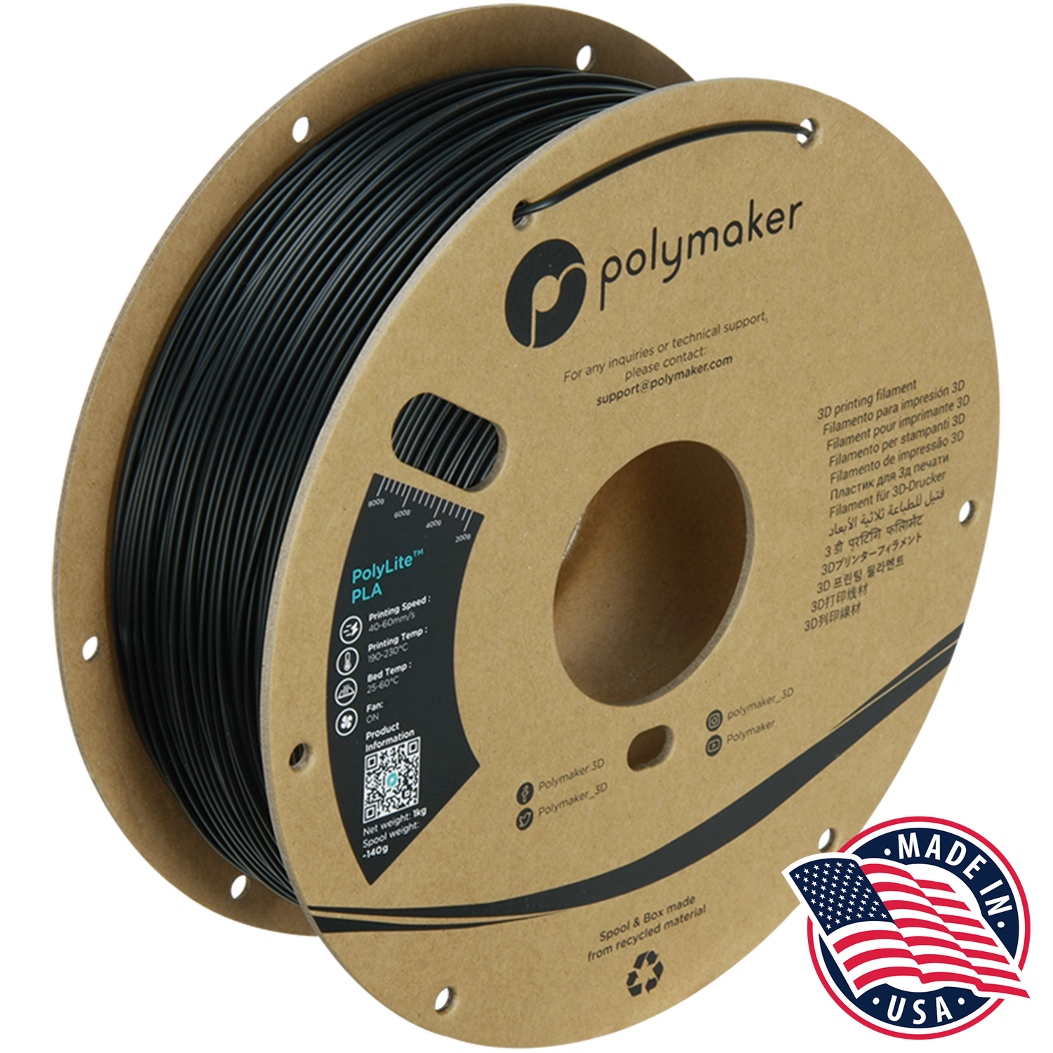 PolyLite™ PLA - Sparkle Dark Blue