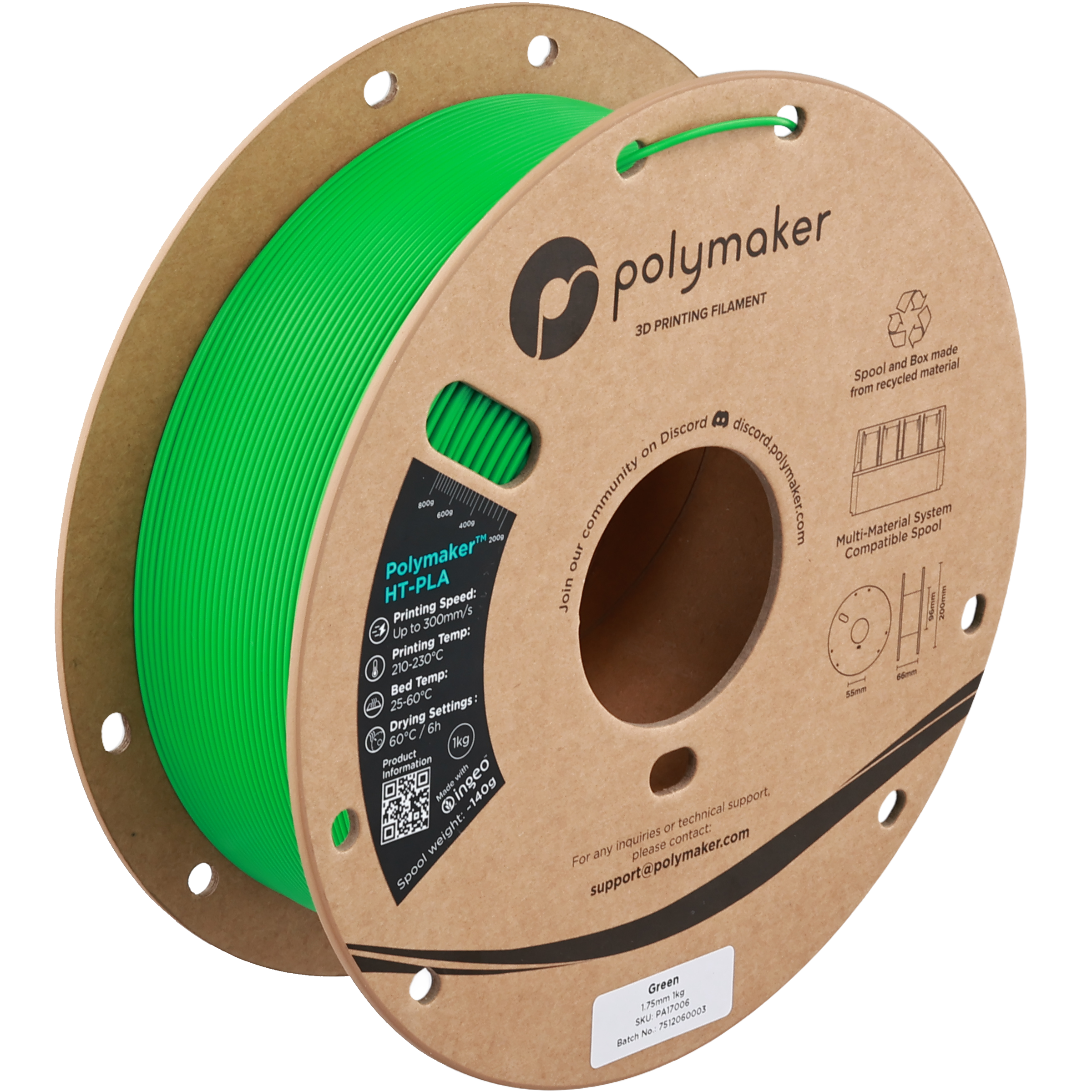 Polymaker™ HT-PLA - Green