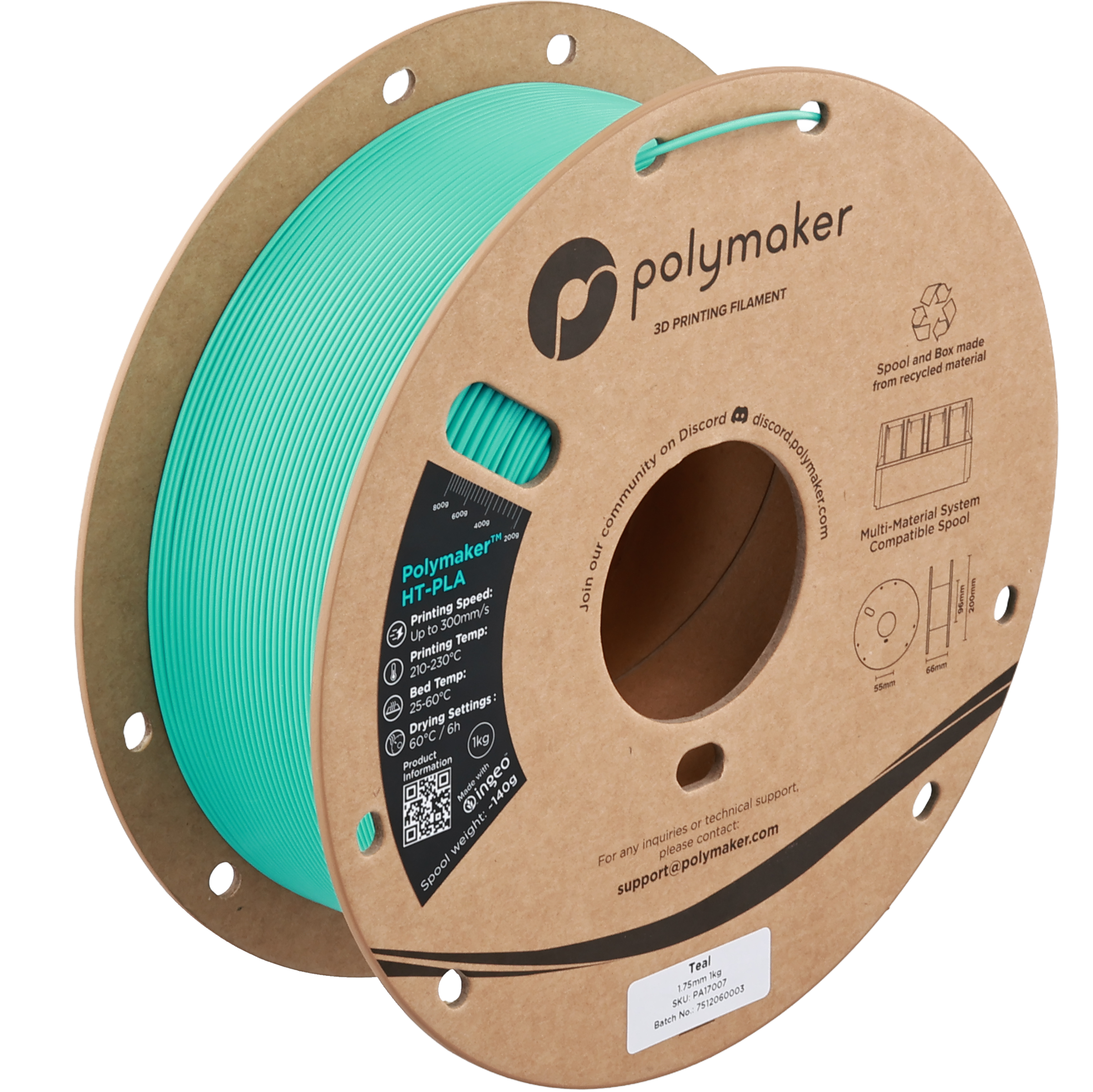 Polymaker™ HT-PLA - Teal