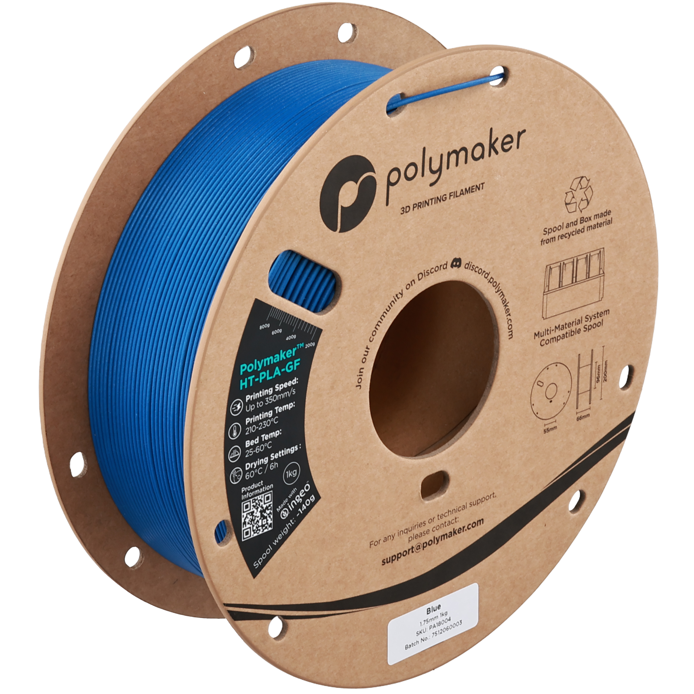 Polymaker™ HT-PLA-GF - Blue