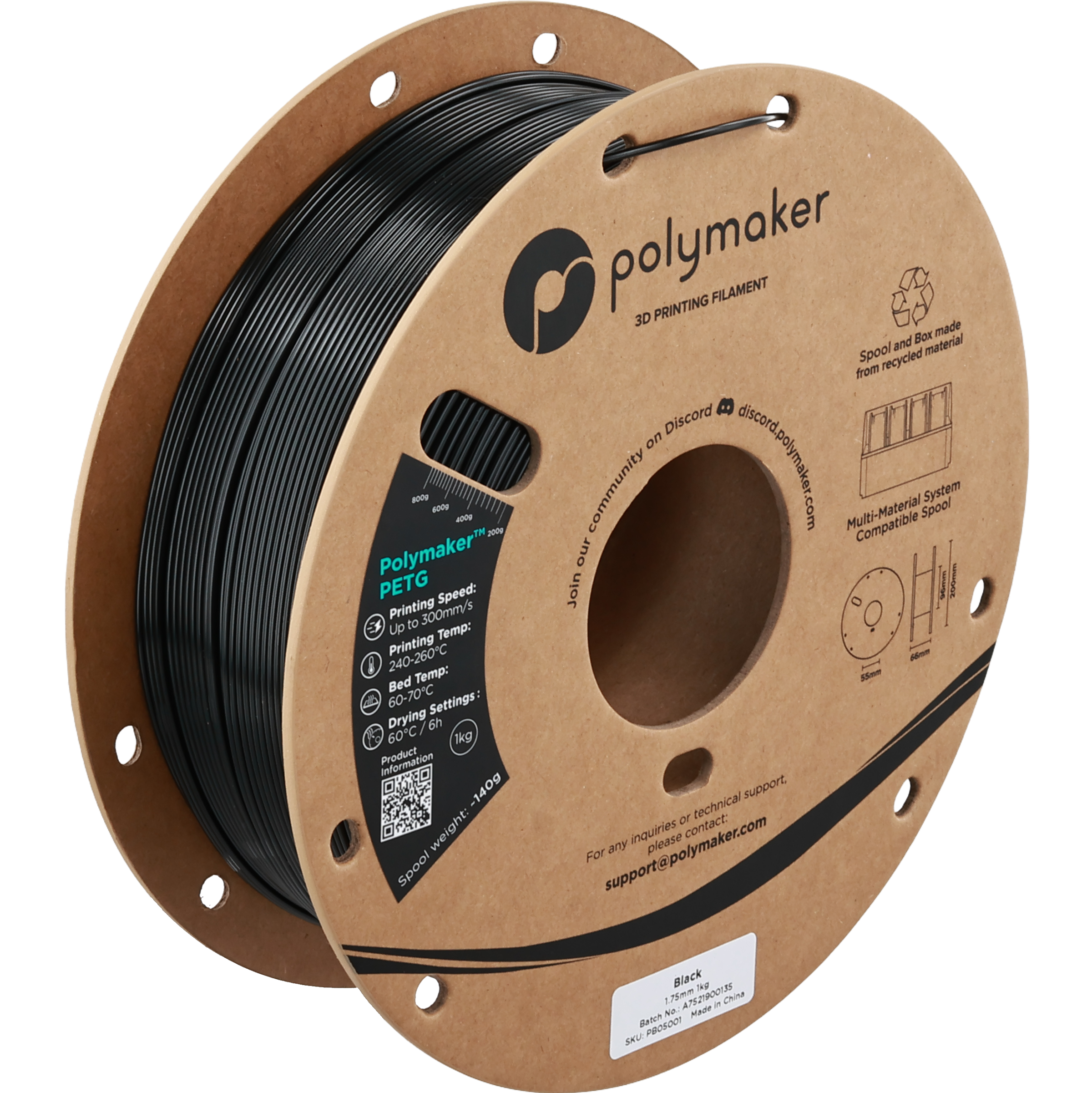 Polymaker™ PETG - Black