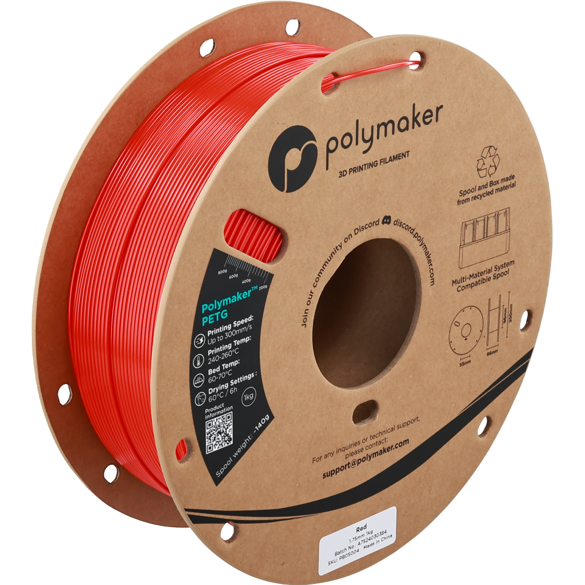 Polymaker™ PETG - Red