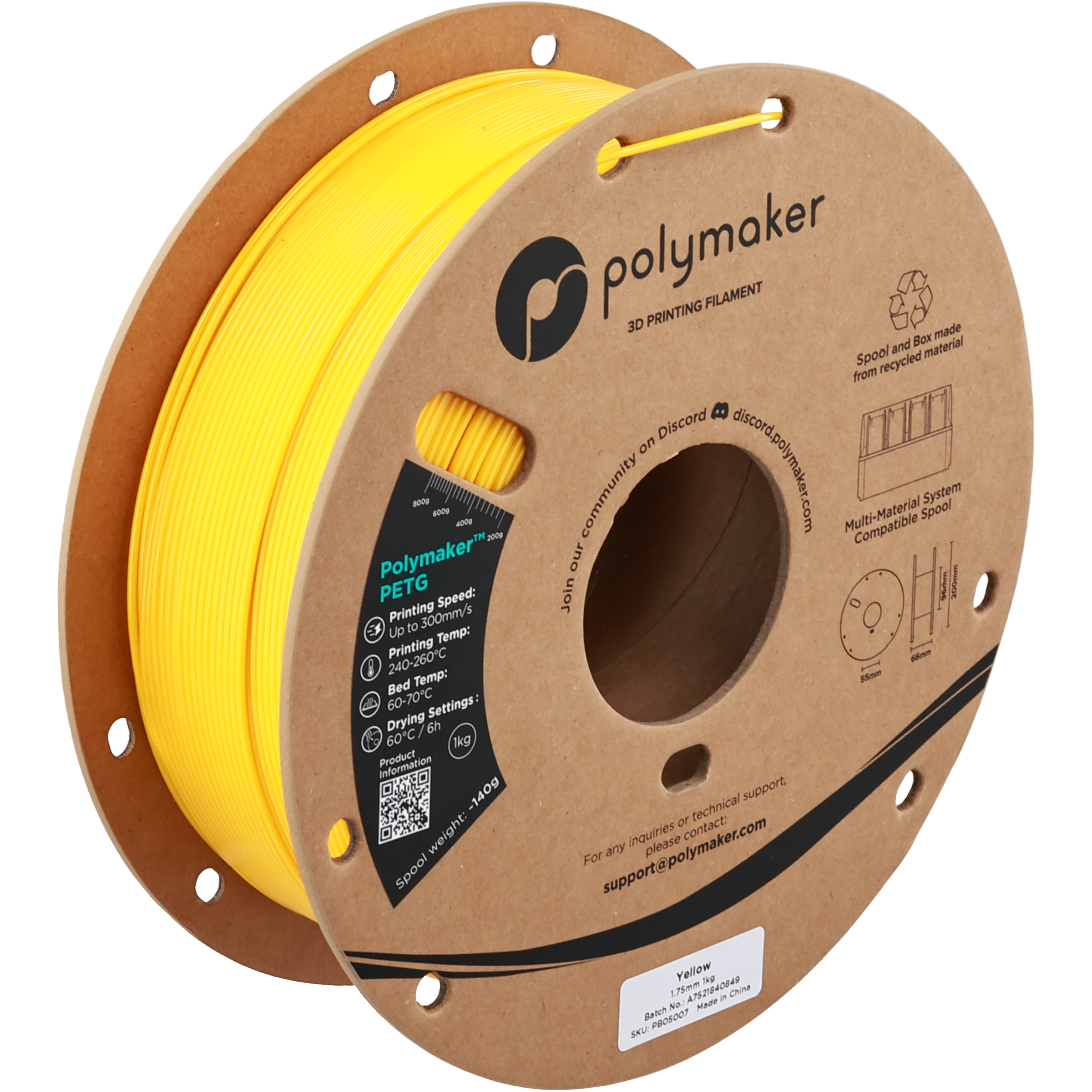 Polymaker™ PETG - Yellow