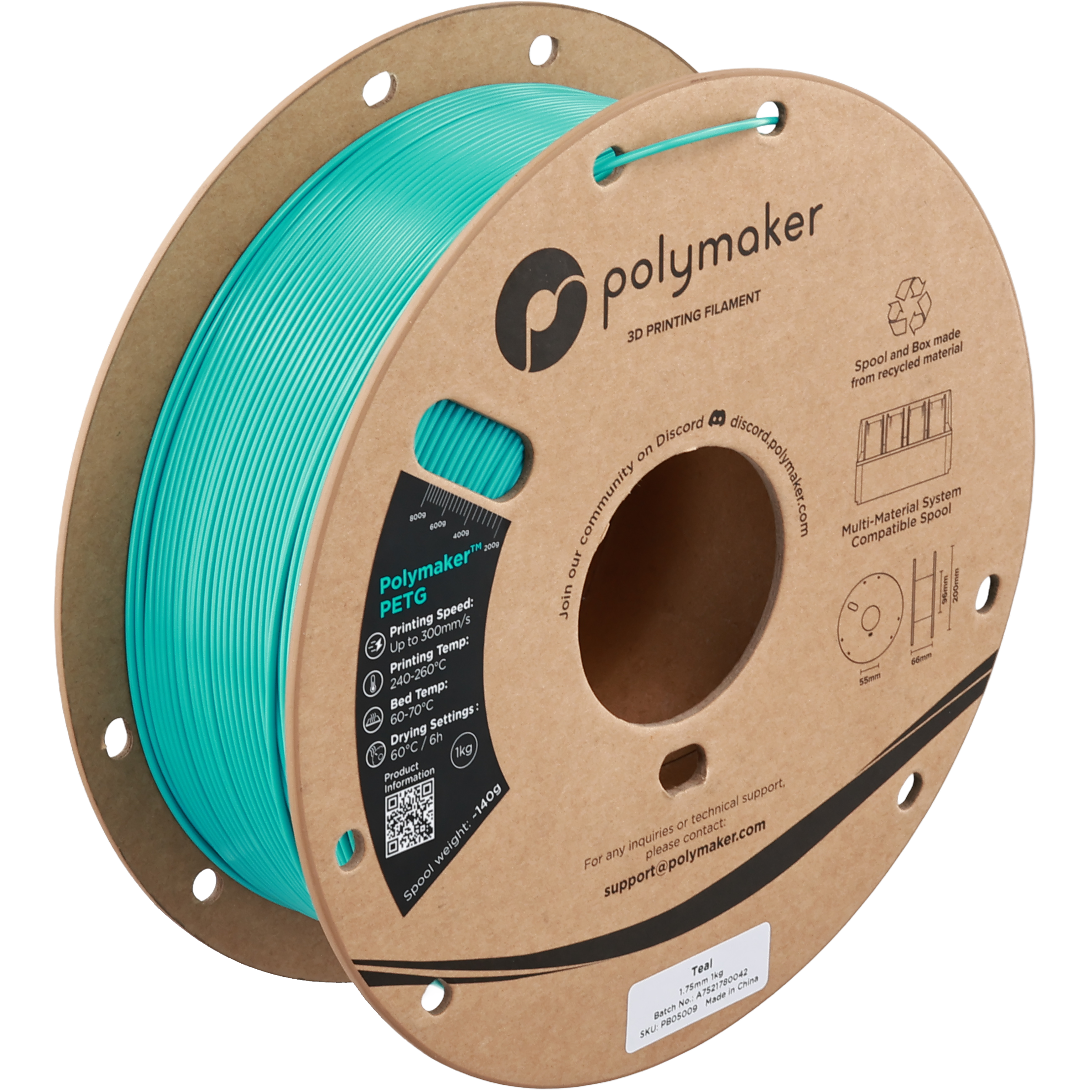 Polymaker™ PETG - Teal