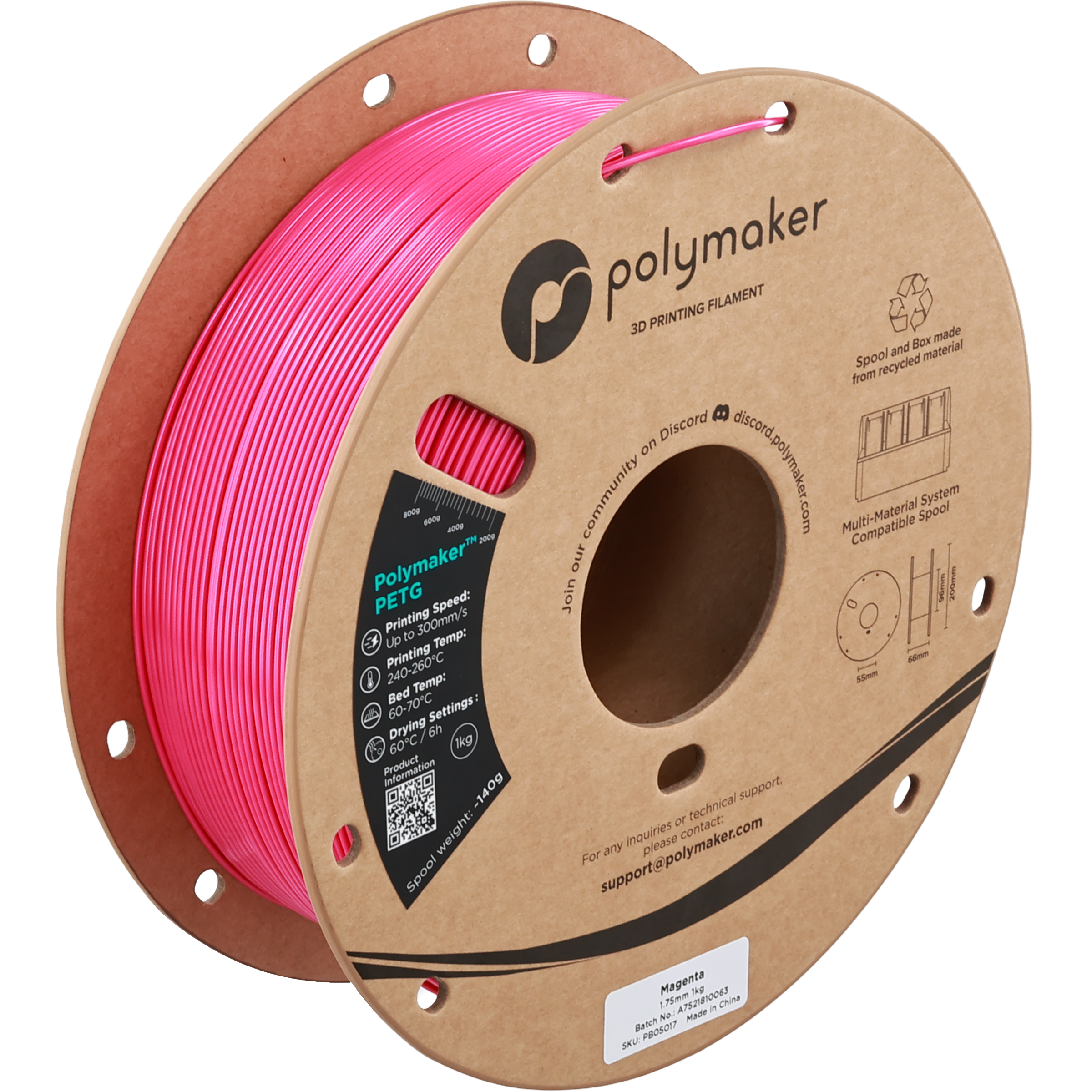 Polymaker™ PETG - Magenta