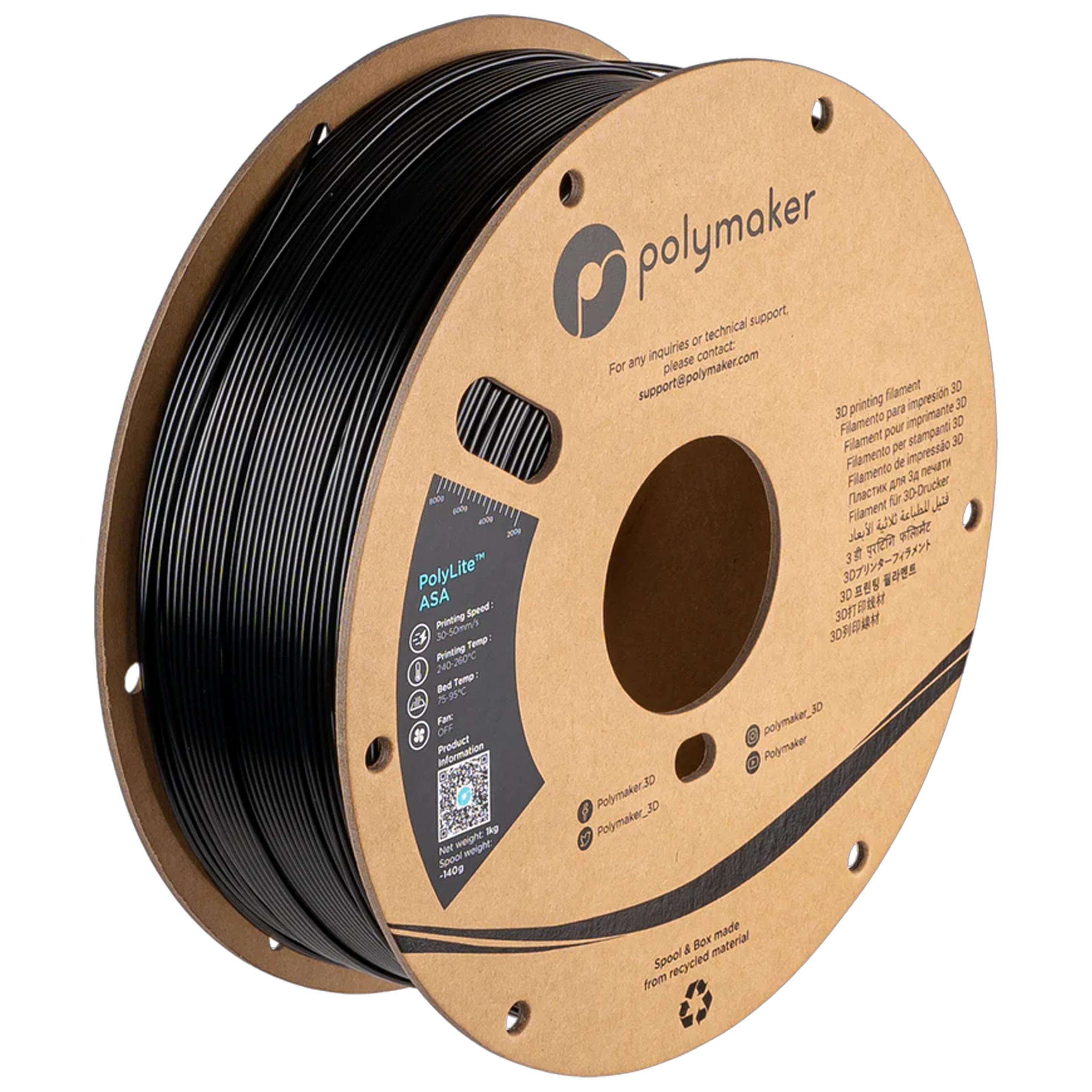 Polymaker™ ASA - Jet Black