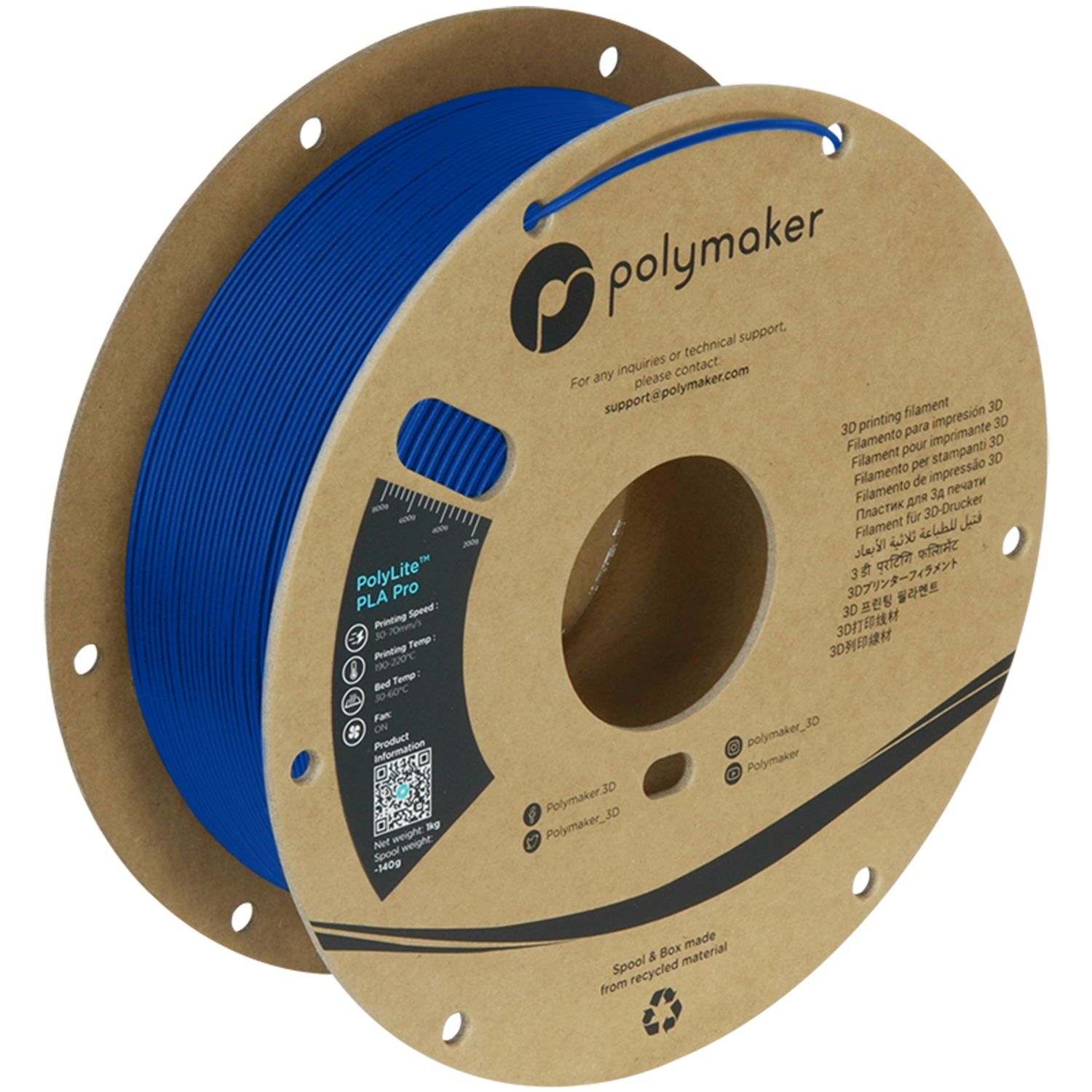 PolyLite™ PLA Pro - Blue