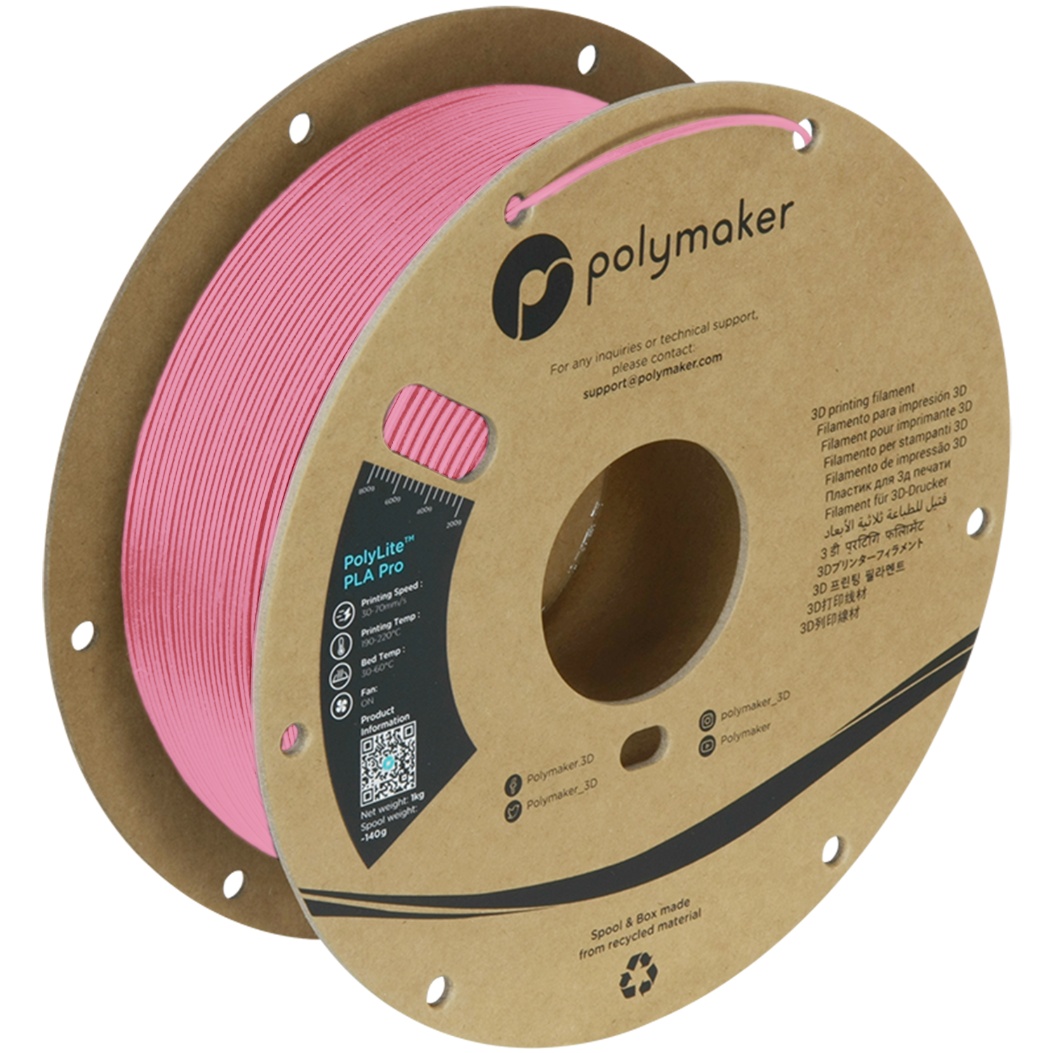 PolyLite™ PLA Pro - Pink